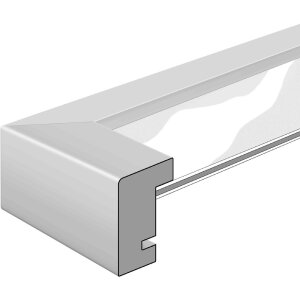 Cadre interchangeable en bois Nielsen Quadrum 59,4x84,1 cm blanc opaque