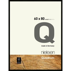 Cadre interchangeable en bois Nielsen Quadrum 60x80 cm noir