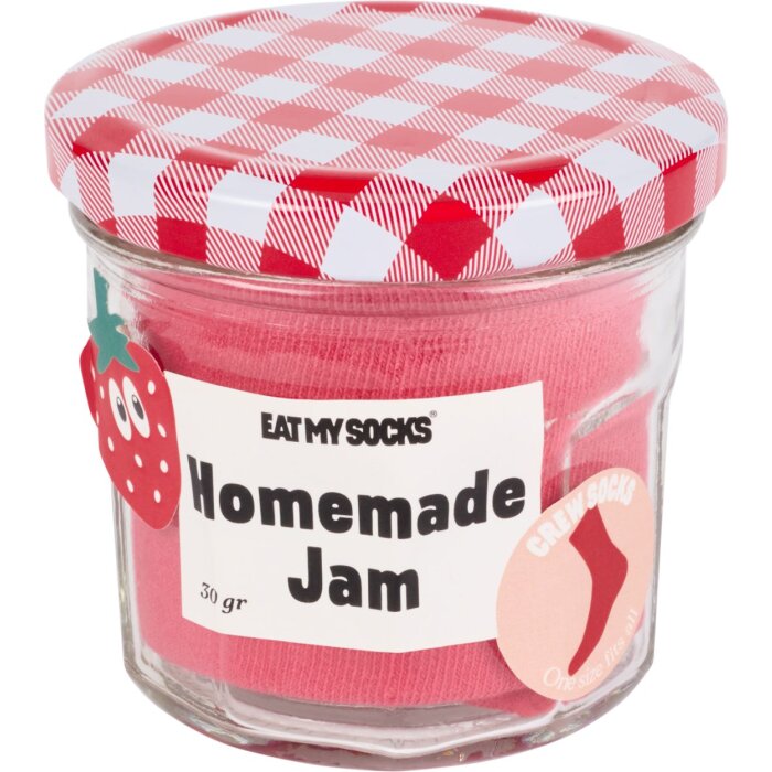 EatMySocks Crew Chaussettes confiture Homemade Jam Strawberry