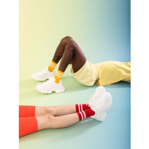 EatMySocks paquet de deux chaussettes Crew Ketchup & Mustard