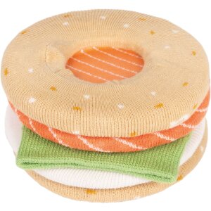 EatMySocks Chaussettes déquipage Salmon Bagel