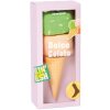 EatMySocks Chaussettes longues Dolce Gelato Pink Green Cornet de glace