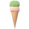 EatMySocks Chaussettes longues Dolce Gelato Pink Green Cornet de glace