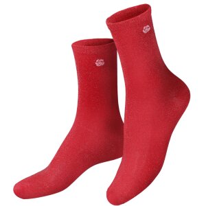 EatMySocks Chaussettes courtes Pretty Rose Red