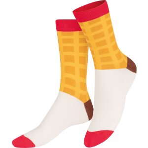 EatMySocks Crew chaussettes Sweet Waffle