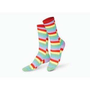 EatMySocks Chaussettes longues Sweet Lollipop Chaussettes sucettes arc-en-ciel