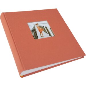 Goldbuch Album photo jumbo Bella Vista saumon 30x31 cm 100 pages blanches