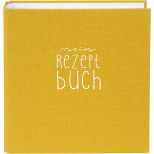 Goldbuch classeur de recettes Bella Vista moutarde 21x24 cm