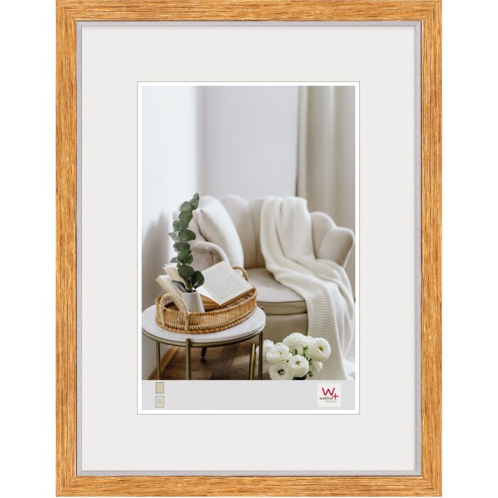 Walther cadre en bois MDF Hygge 30x40 cm chêne