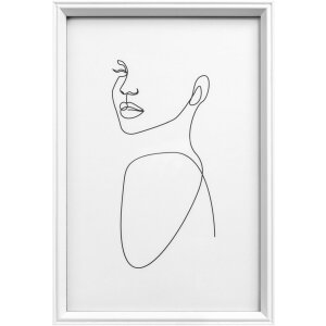 Walther cadre en bois Silhouette 20x30 cm blanc