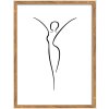 Walther cadre en bois Silhouette 30x40 cm nature