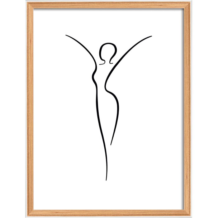 Walther cadre en bois Silhouette 30x40 cm hêtre