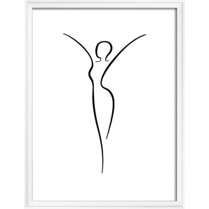 Walther cadre en bois Silhouette 30x40 cm blanc