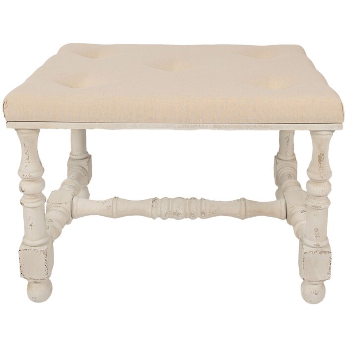 Clayre & Eef 5H0666 Tabouret Beige 62x47x46 cm