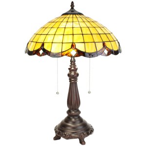 LumiLamp 5LL-6289 Lampe de table Tiffany Ø 41x57...