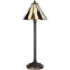 LumiLamp 5LL-6316 Lampe de table Tiffany Beige Ø 20x60 cm E14-max 1x40W