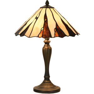 LumiLamp 5LL-6317 Lampe de table Tiffany Ø 36x60...