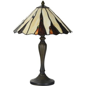 LumiLamp 5LL-6317 Lampe de table Tiffany Ø 36x60...