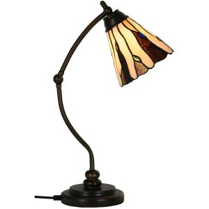 LumiLamp 5LL-6318 Lampe de table Tiffany Beige Ø...