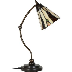 LumiLamp 5LL-6318 Lampe de table Tiffany Beige Ø...