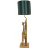 Clayre & Eef Lampe de table Girafe Vert doré 33x20x67 cm E27-max 1x60W