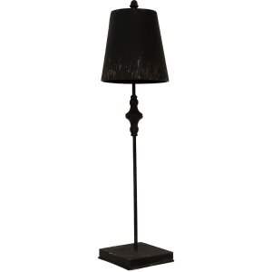 Clayre & Eef 5LMP670 Lampe de table noire Ø...