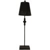 Clayre & Eef 5LMP670 Lampe de table noire Ø 20x75 cm E27-max 1x60W