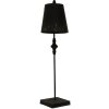 Clayre & Eef 5LMP670 Lampe de table noire Ø 20x75 cm E27-max 1x60W