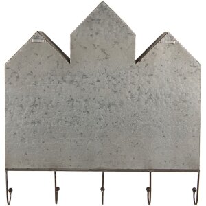 Clayre & Eef 5Y1147 Étagère murale Gris Marron 62x12x66 cm