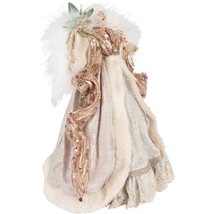 Clayre & Eef 65261 Déco ange beige rose 21x12x35 cm