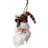 Clayre & Eef 65271 Pendentif Père Noël rouge blanc 10x9x28 cm