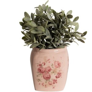 Clayre & Eef 6CE1604M Pot de fleurs pour intérieur rose 14x14x16 cm