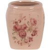 Clayre & Eef 6CE1604M Pot de fleurs pour intérieur rose 14x14x16 cm