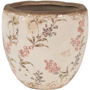 Clayre & Eef 6CE1615M Pot de fleurs Beige Rose...