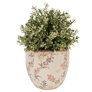 Clayre & Eef 6CE1615M Pot de fleurs Beige Rose...