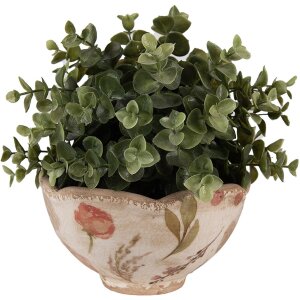 Clayre & Eef 6CE1626S Pot de fleurs Beige Rose...