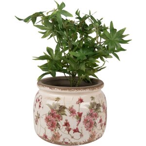 Clayre & Eef 6CE1628L Pot de fleurs en...