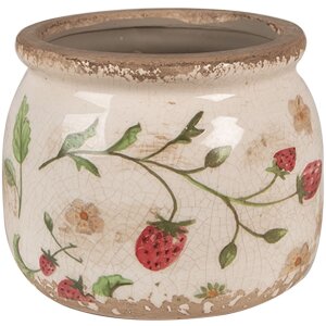 Clayre & Eef 6CE1632S Pot de fleurs pour...