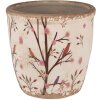 Clayre & Eef 6CE1641L Pot de fleurs pour intérieur Beige Marron Ø 16x16 cm