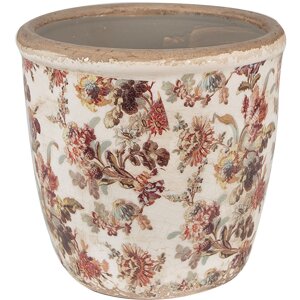 Clayre & Eef 6CE1649M Pot de fleurs pour...