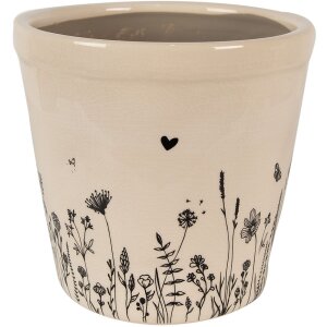 Clayre & Eef 6CEFAF0001M Pot de fleurs pour...