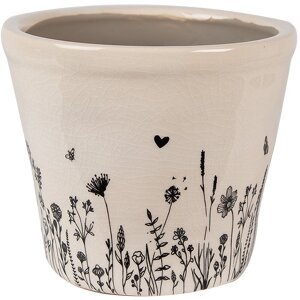 Clayre & Eef 6CEFAF0001S Pot de fleurs pour...