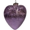 Clayre & Eef 6GL4322 Boule de Noël violette 10x3x9 cm