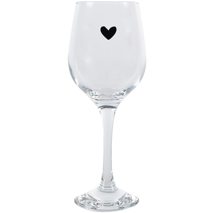 Clayre & Eef 6GL4401 Verre à vin Transparent Ø 7x21 cm - 300 ml