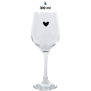 Clayre & Eef 6GL4401 Verre à vin Transparent Ø 7x21 cm - 300 ml