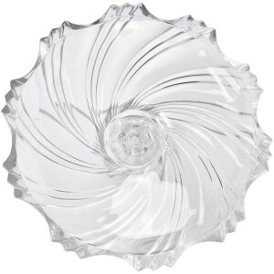 Clayre & Eef 6GL4433 Plat de service Transparent Ø 38x21 cm