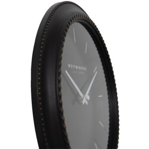 Clayre & Eef 6KL0803 Horloge murale noir Ø...