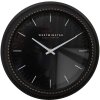 Clayre & Eef 6KL0803 Horloge murale noir Ø 28x5 cm - 1xAA