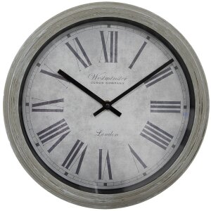 Clayre & Eef 6KL0805 Horloge murale Gris Ø...