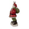 Clayre & Eef 6PR3948 Décoration de Noël statue de Père Noël rouge 13x10x23 cm